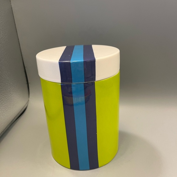 Jonathan Adler Happy Chic "Carbs" Ceramic Carnaby Canister Gasket Seal EUC - Picture 4 of 12